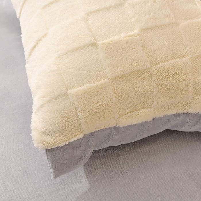 91家纺网 家纺一手货源 找家纺 澳梵家居 2023新款轻奢款宽边塔芙绒四件套 格调-奶白