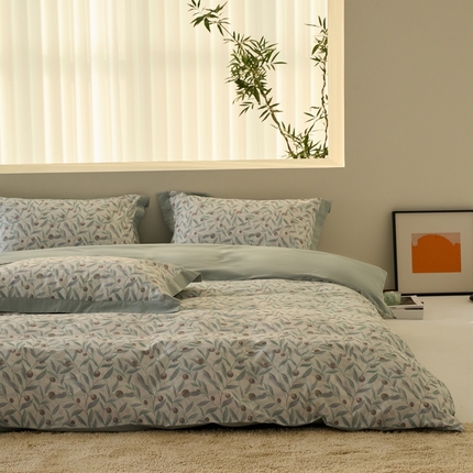 91家纺网 家纺一手货源 找家纺 （总）8小时家纺 2023新款磨毛数码印花四件套