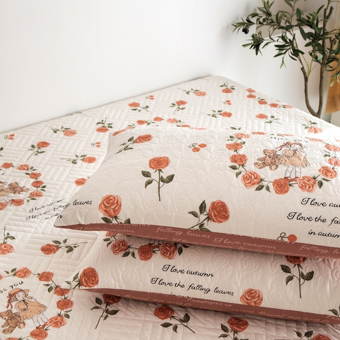 91家纺网 家纺一手货源 找家纺 （总）优乐家纺 2023新款夹棉绗缝套件及单品系列-单枕套