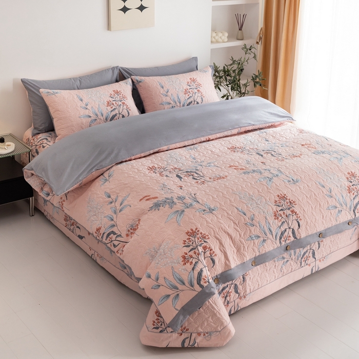 91家纺网 家纺一手货源 找家纺 （总）优乐家纺 2023新款夹棉绗缝套件及单品系列-单被套