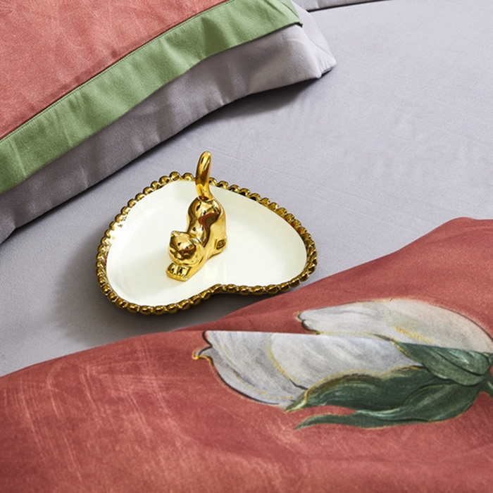 91家纺网 家纺一手货源 找家纺 2023新品天丝棉磨毛暖阳绒四件套 绚丽 红