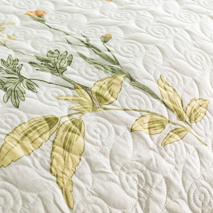 91家纺网 家纺一手货源 找家纺 优乐家纺 2023新款夹棉绗缝套件及单品系列-四件套  沁香