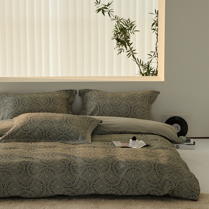 91家纺网 家纺一手货源 找家纺 （总）8小时家纺 2023新款磨毛数码印花四件套