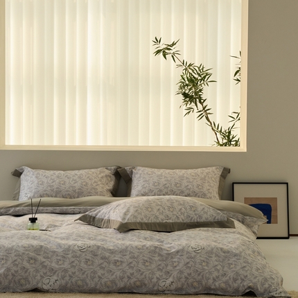 8小时家纺 2023新款磨毛数码印花四件套 云舒