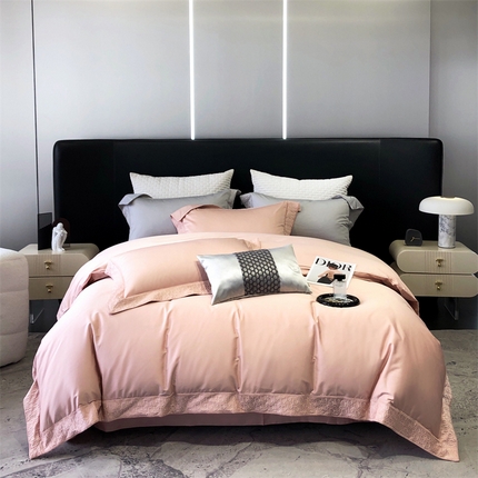 91家纺网 家纺一手货源 找家纺 （总）佰亿莱 2024新款100s全棉刺绣工艺款四件套系列-北欧DR