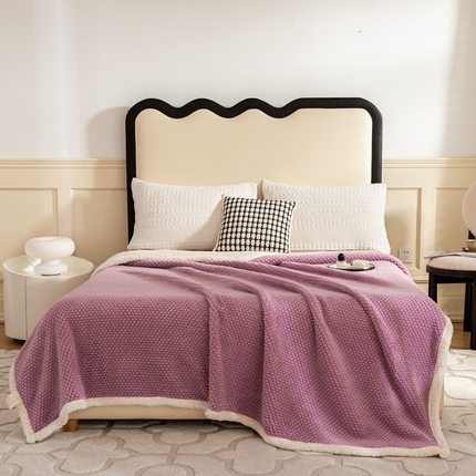 91家纺网 家纺一手货源 找家纺 （总）丝涟家居 2025新款舒适保暖玫瑰绒毛毯