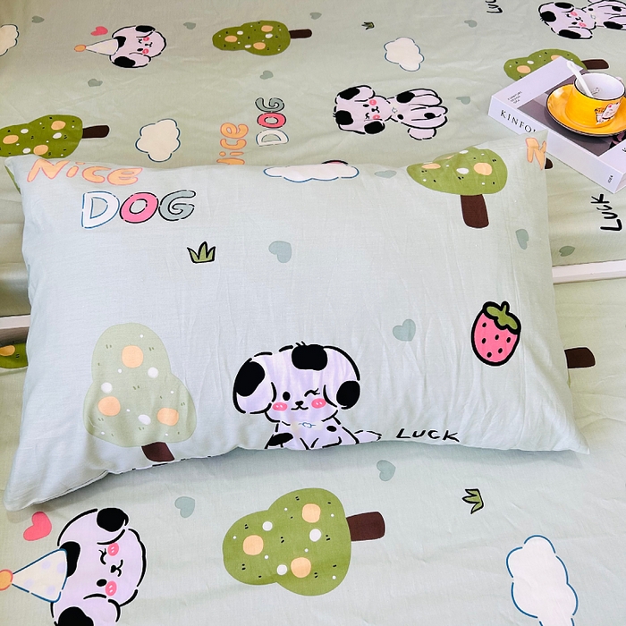 91家纺网 家纺一手货源 找家纺 小虾米 2023新款卡通系列全棉床笠（可定制）幸运宝贝