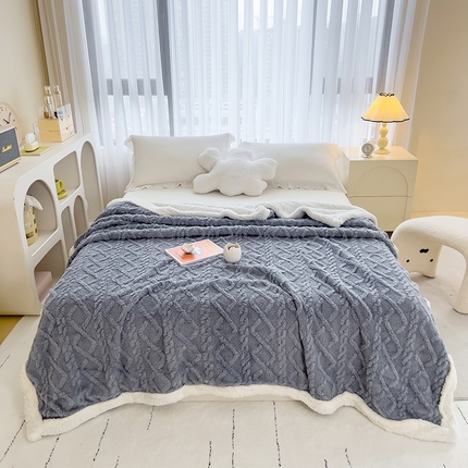 91家纺网 家纺一手货源 找家纺 （总）航途席业 2023新款塔芙绒毛毯-场景二