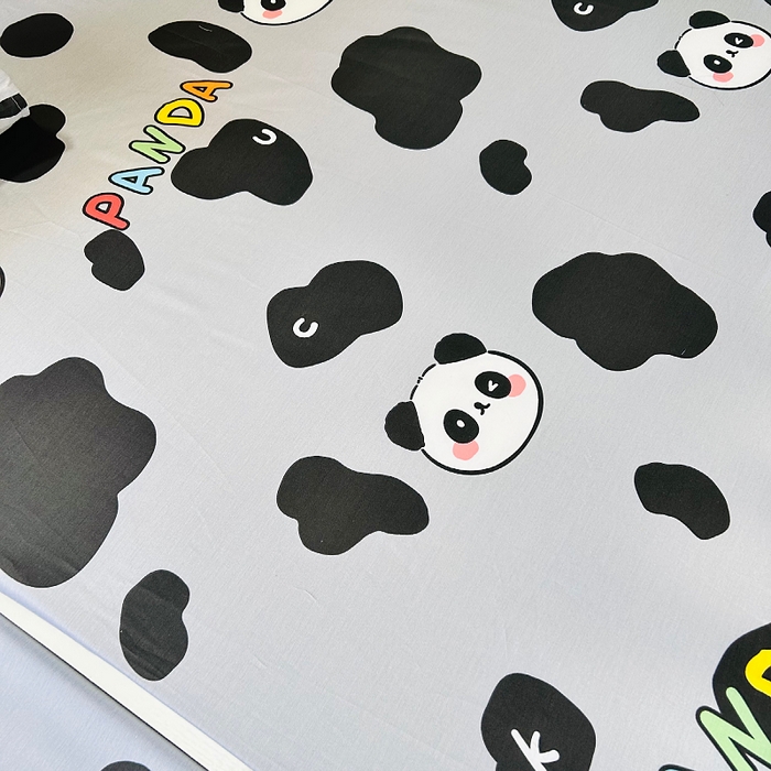 91家纺网 家纺一手货源 找家纺 小虾米 2023新款卡通系列全棉床笠（可定制）熊猫宝贝