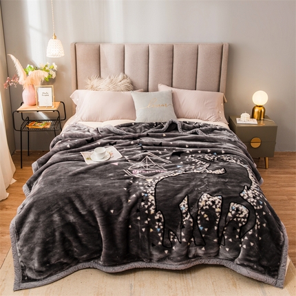 91家纺网 家纺一手货源 找家纺 （总）航途席业 2025新款拉舍尔毛毯盖毯