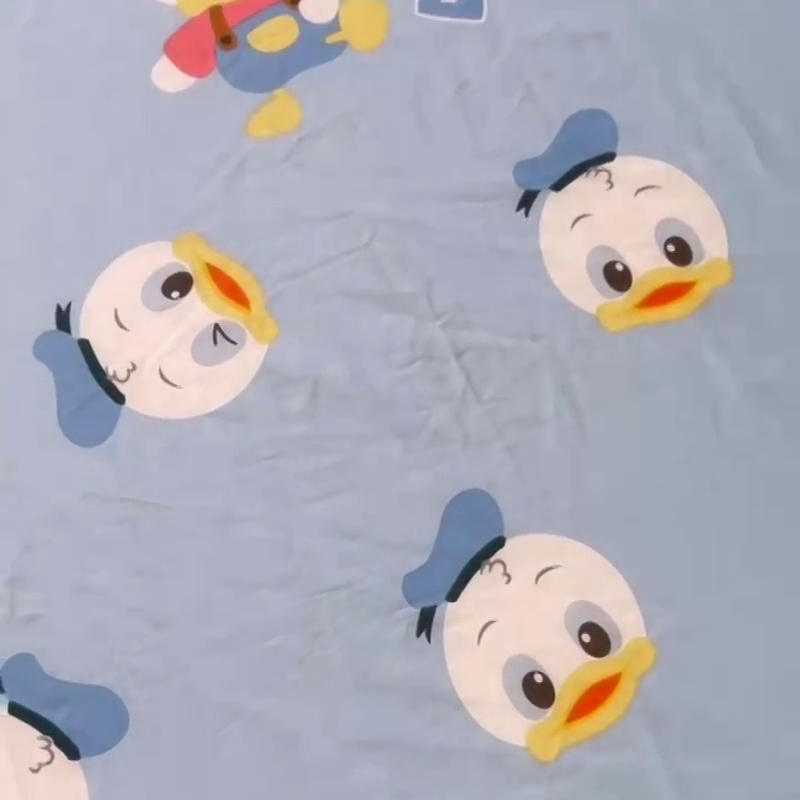 91家纺网 家纺一手货源 找家纺 小虾米 2023新款卡通系列全棉床笠（可定制）海军鸭