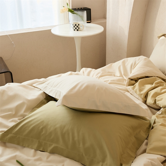 91家纺网 家纺一手货源 找家纺 涞澳家纺 2023新款50磨绒双拼 奶茶米