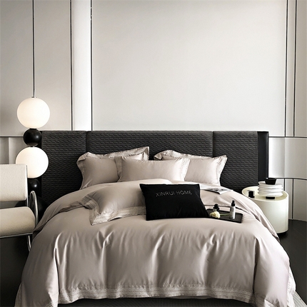 91家纺网 家纺一手货源 找家纺 （总）馨蕊家居 2023新款100支CR工艺全棉四件套-棉莱卡