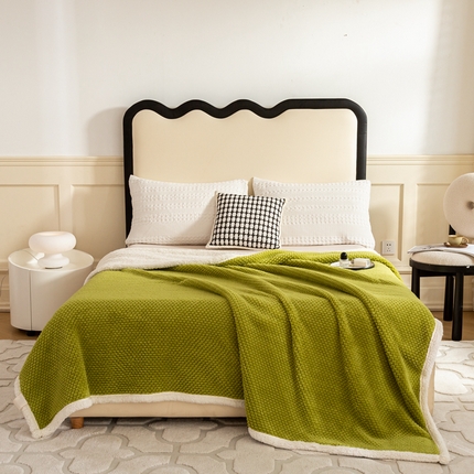 91家纺网 家纺一手货源 找家纺 （总）丝涟家居 2025新款舒适保暖玫瑰绒毛毯