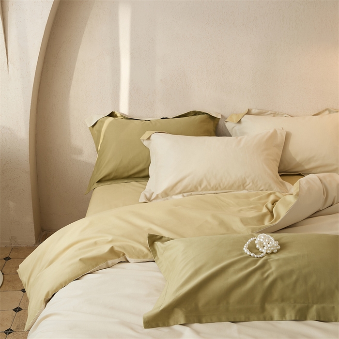 91家纺网 家纺一手货源 找家纺 涞澳家纺 2023新款50磨绒双拼 奶茶米