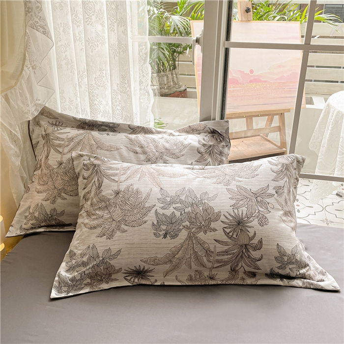 91家纺网 家纺一手货源 找家纺 古吉梦 2023新款A类有氧元气棉加厚磨毛四件套 晚风