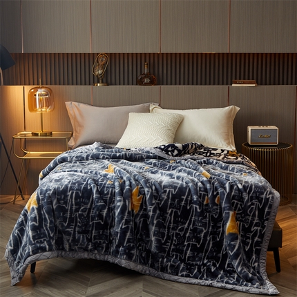 91家纺网 家纺一手货源 找家纺 航途席业 2025新款拉舍尔毛毯盖毯 蓝猫学院