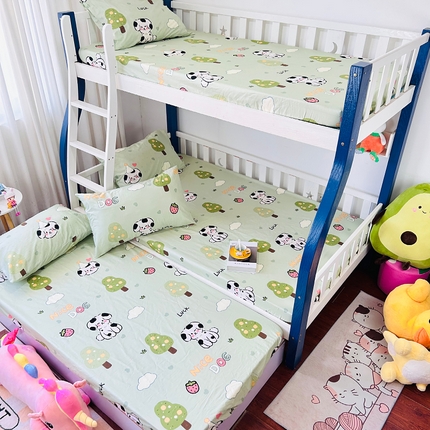 小虾米 2023新款卡通系列全棉床笠（可定制）幸运宝贝