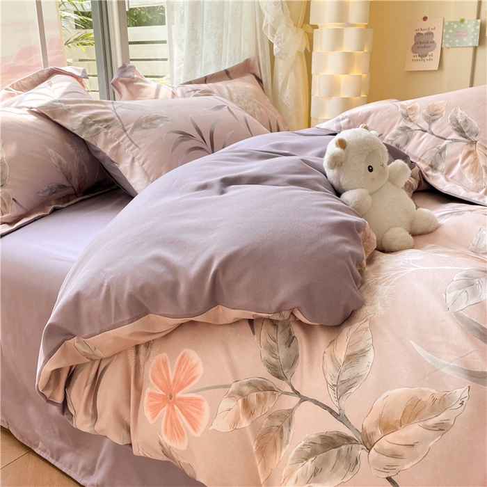 91家纺网 家纺一手货源 找家纺 （总）古吉梦 2023新款A类有氧元气棉加厚磨毛四件套