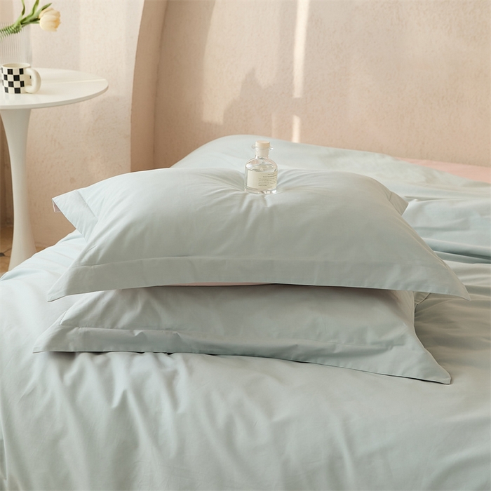 91家纺网 家纺一手货源 找家纺 涞澳家纺 2023新款50磨绒双拼 铃兰粉