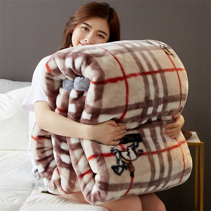 91家纺网 家纺一手货源 找家纺 航途席业 2025新款拉舍尔毛毯盖毯 以梦为马