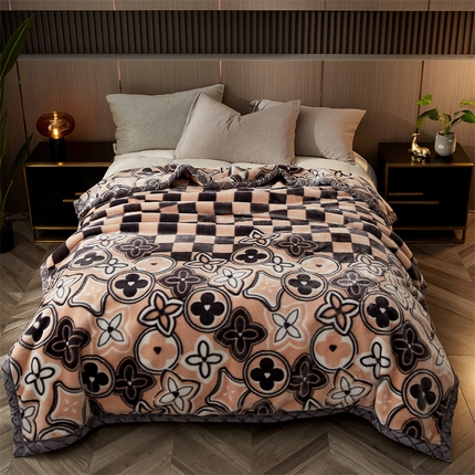 91家纺网 家纺一手货源 找家纺 （总）航途席业 2025新款拉舍尔毛毯盖毯