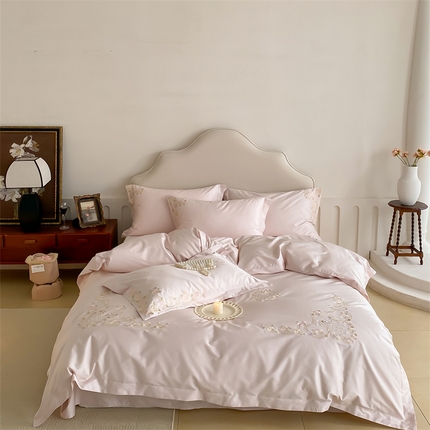 91家纺网 家纺一手货源 找家纺 （总）馨蕊家居 2023新款100支CR工艺全棉四件套-棉卡洛琳