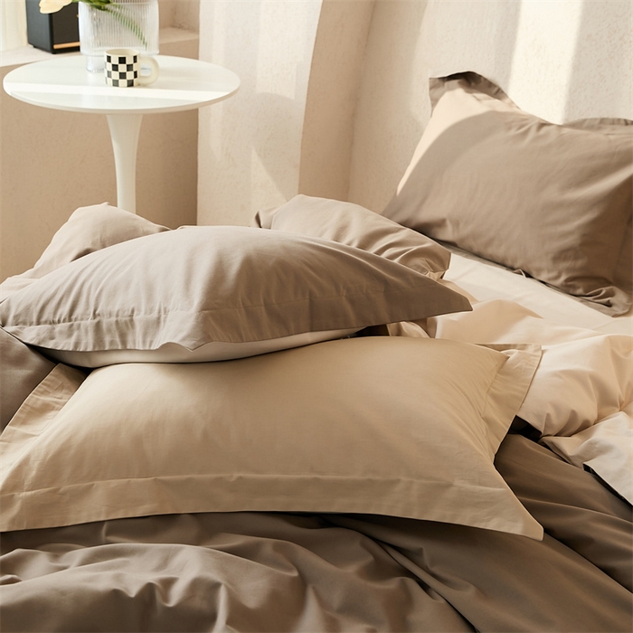 91家纺网 家纺一手货源 找家纺 涞澳家纺 2023新款50磨绒双拼 可可米