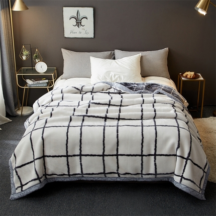 91家纺网 家纺一手货源 找家纺 （总）航途席业 2025新款拉舍尔毛毯盖毯