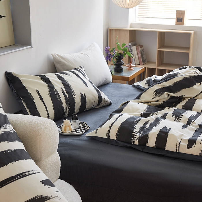 91家纺网 家纺一手货源 找家纺 怡家居 2023新款秋冬亲肤舒适棉加绒四件套 律动