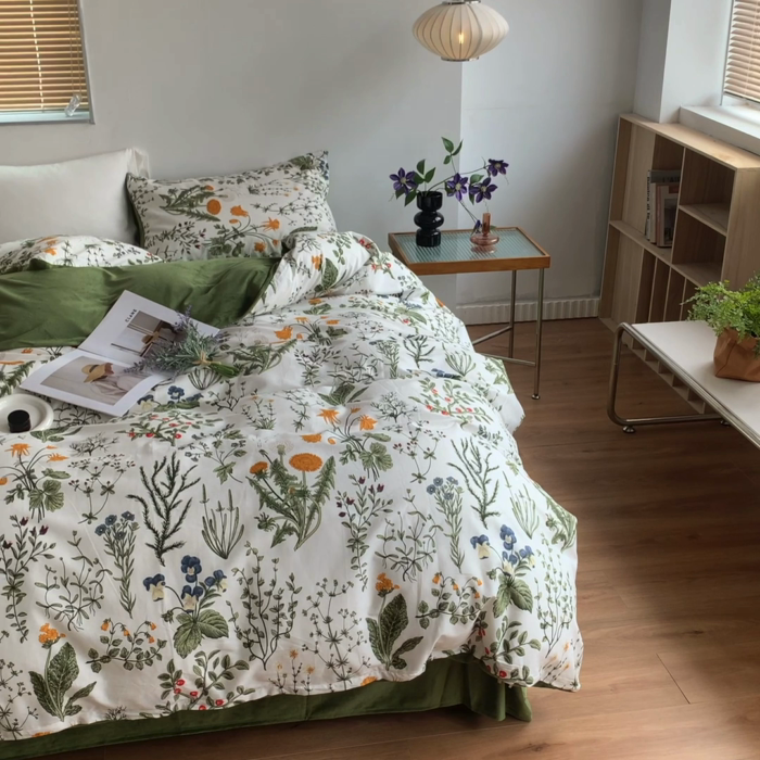 91家纺网 家纺一手货源 找家纺 怡家居 2023新款秋冬亲肤舒适棉加绒四件套 浅香