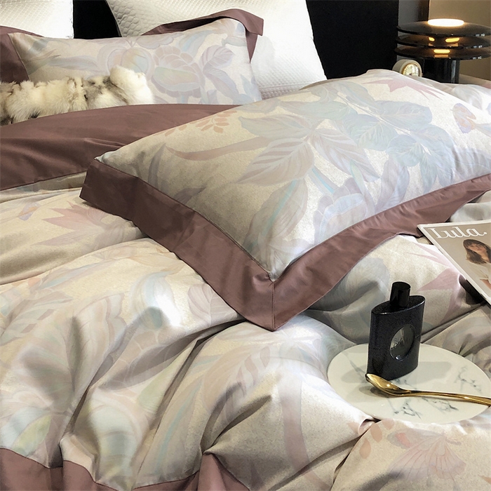 91家纺网 家纺一手货源 找家纺 涞澳  2023新款100支全棉数码印花四件套 香颂