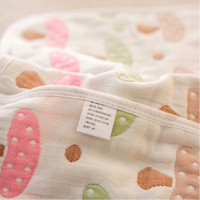 91家纺网 家纺一手货源 找家纺 2023全棉卡通六层纱布儿童枕套-朴尔 日式蘑菇-纱布枕套