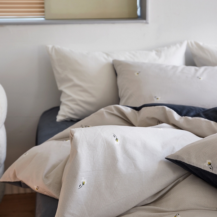 91家纺网 家纺一手货源 找家纺 怡家居 2023新款秋冬亲肤舒适棉加绒四件套 可心