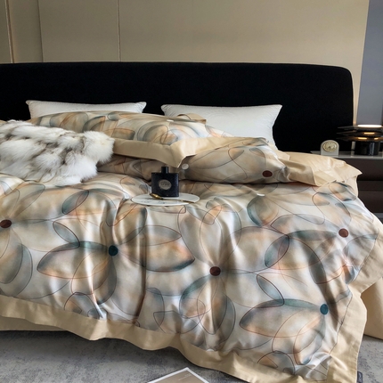 91家纺网 家纺一手货源 找家纺 （总）涞澳  2023新款100支全棉数码印花四件套