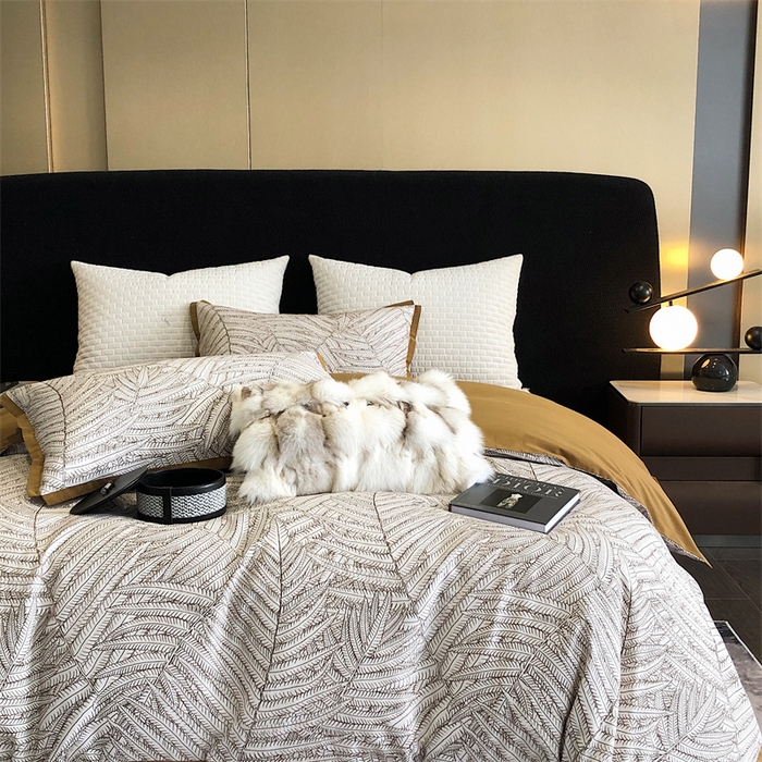 91家纺网 家纺一手货源 找家纺 涞澳 2023新款全棉磨绒印花四件套 塞拉