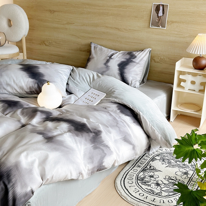 91家纺网 家纺一手货源 找家纺 怡家居 2023新款秋冬亲肤舒适棉加绒四件套 品味