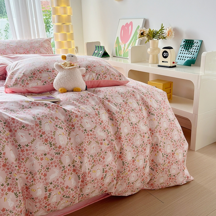 91家纺网 家纺一手货源 找家纺 怡家居 2023新款秋冬亲肤舒适棉加绒四件套 恋语