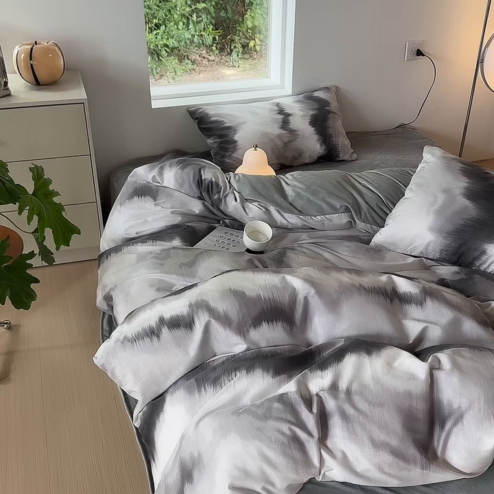 91家纺网 家纺一手货源 找家纺 怡家居 2023新款秋冬亲肤舒适棉加绒四件套 品味