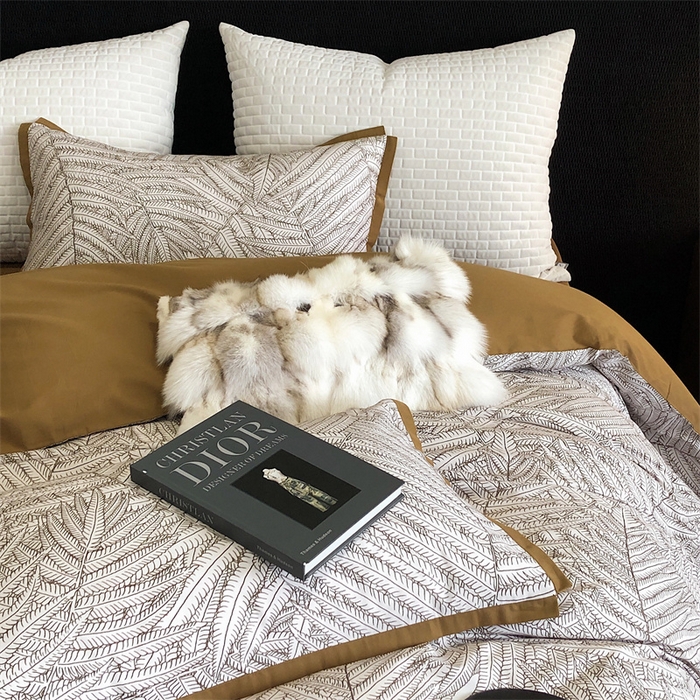 91家纺网 家纺一手货源 找家纺 涞澳 2023新款全棉磨绒印花四件套 塞拉