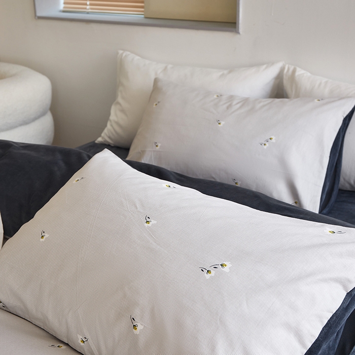 91家纺网 家纺一手货源 找家纺 怡家居 2023新款秋冬亲肤舒适棉加绒四件套 可心