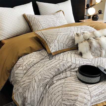 涞澳 2023新款全棉磨绒印花四件套 塞拉