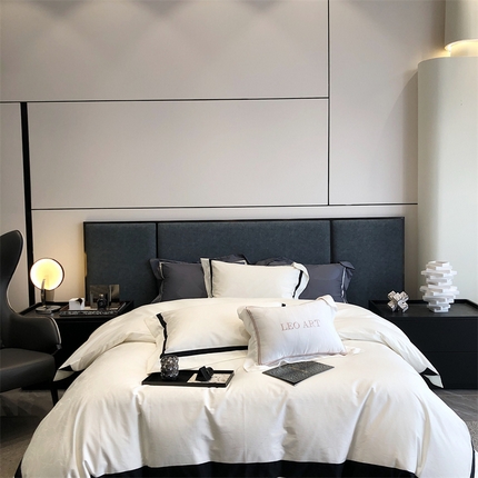 91家纺网 家纺一手货源 找家纺 （总）涞澳2023新款120支高精密全棉提花四件套-班纳