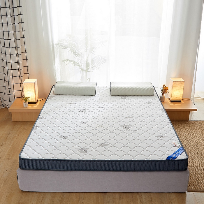 91家纺网 家纺一手货源 找家纺 锦丝钰床垫 2023乳胶记忆海绵床垫 立体小牛白色