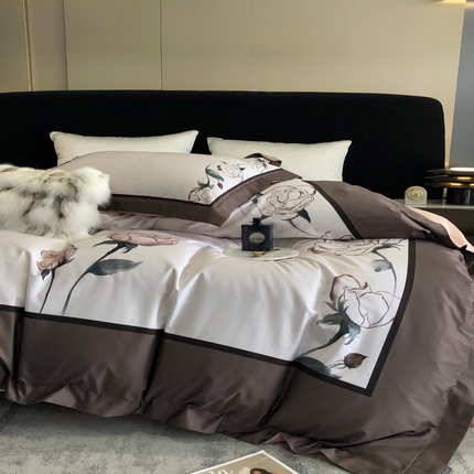 91家纺网 家纺一手货源 找家纺 （总）涞澳  2023新款100支全棉数码印花四件套