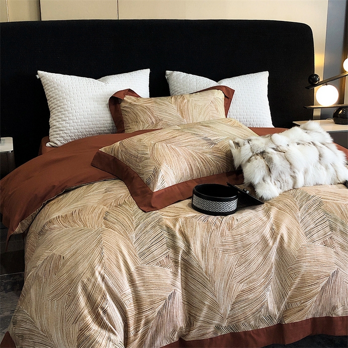 91家纺网 家纺一手货源 找家纺 涞澳 2023新款全棉磨绒印花四件套 瑞莎