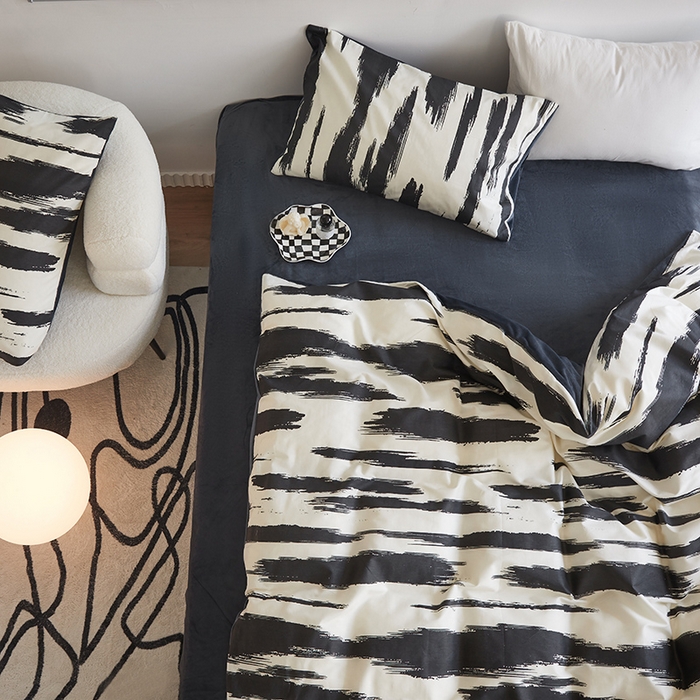 91家纺网 家纺一手货源 找家纺 怡家居 2023新款秋冬亲肤舒适棉加绒四件套 律动