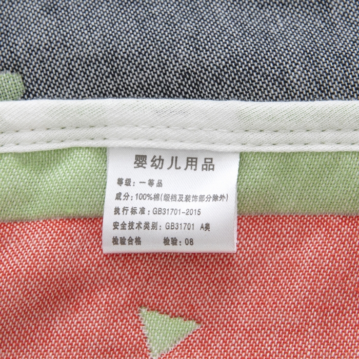 91家纺网 家纺一手货源 找家纺 朴尔家纺-毛巾被 2023新款六层纱布儿童毛巾被-朴尔 博士兔绿