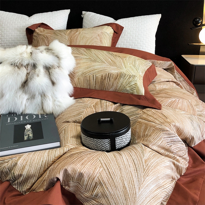 91家纺网 家纺一手货源 找家纺 涞澳 2023新款全棉磨绒印花四件套 瑞莎