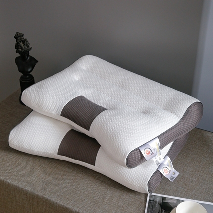 91家纺网 家纺一手货源 找家纺  （总）十仟 2024新品升级款4D立体针织棉枕头枕芯芯反弓牵引枕头枕芯分区护颈椎枕头枕芯头护颈枕头枕芯 48*74cm4D牵引枕头枕芯